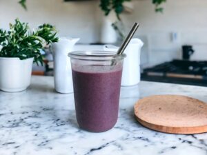 Papaya, Wild Blueberry, Collagen Smoothie